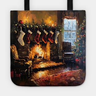 Explore Creative Joy: Holiday Art, Christmas Paintings and Unique Designs for the Season Tote