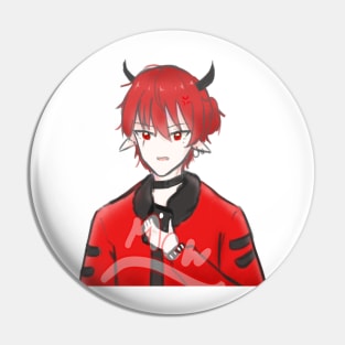 Demonic young man Pin