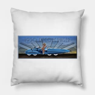 1930 Deco Cruiser Pillow