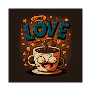 If you love coffee you will like this graphic of a cup of coffee. T-Shirt