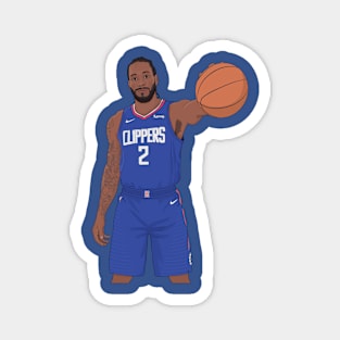 Kawhi Leonard digital illustration Magnet