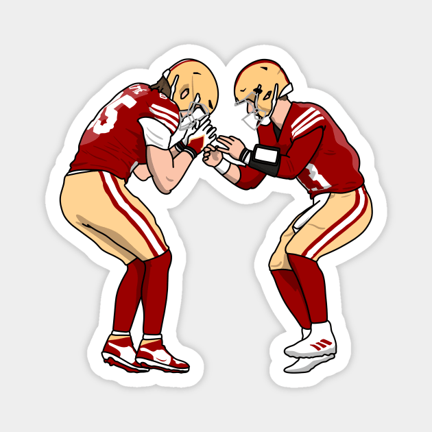 Griddy niners Magnet by Rsclstar