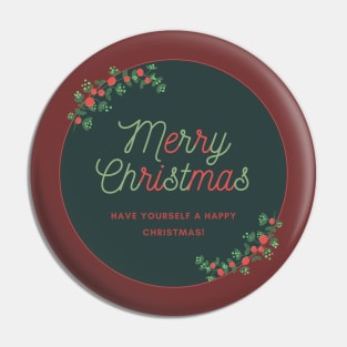 Merry Christmas Night Party Pin