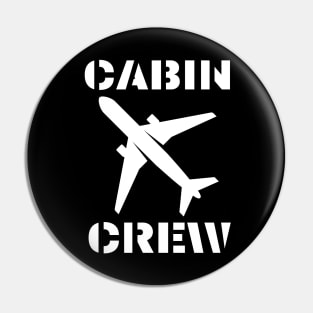 Cabin Crew (Flight Attendants, with Airplane/Aircraft) Pin