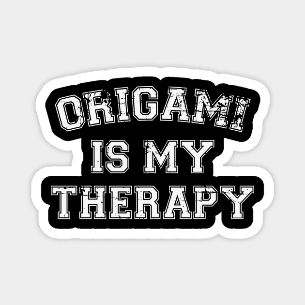 Origami Is My Therapy Magnet by RW