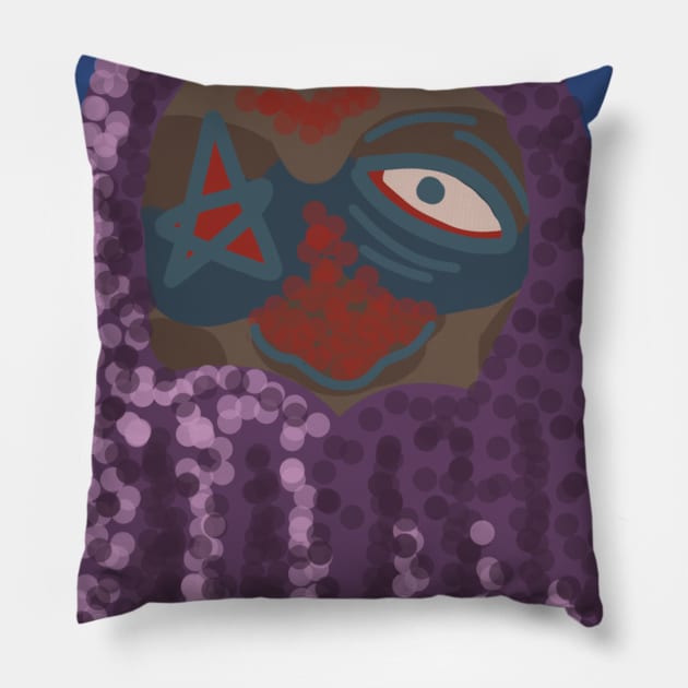 sad Odin Pillow by evaave