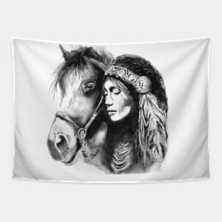 Native American Beauty Tapestry