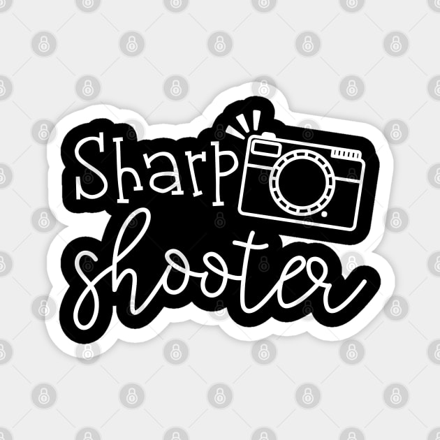 Sharp Shooter Camera Photography Magnet by GlimmerDesigns