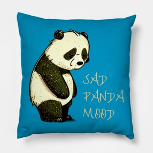 SAD PANDA MOOD Pillow