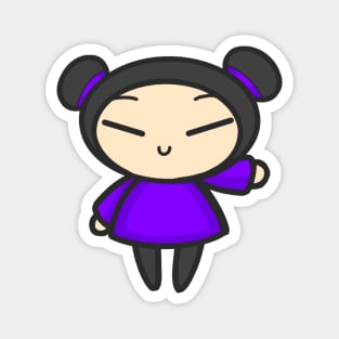 Purple Pucca Magnet