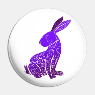 ALT BUNNY - INDIGO Pin