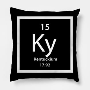 Kentucky Periodic Table Element Pillow