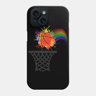 Rainbow Pride Basketball Phone Case