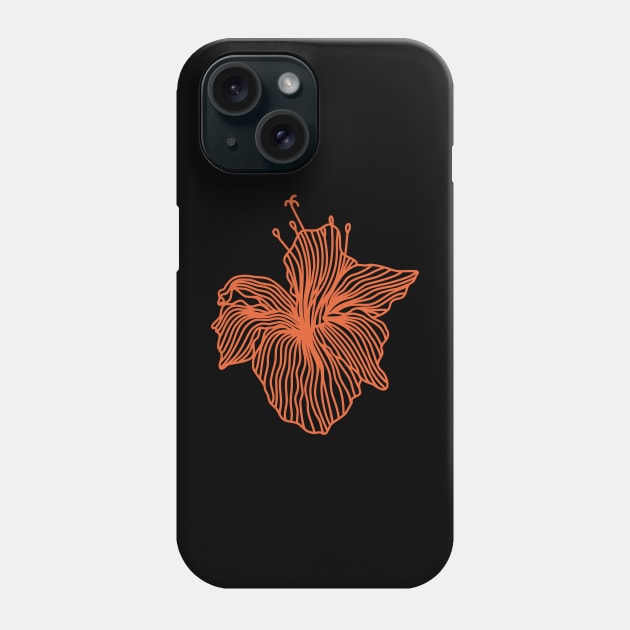 Amaryllis Flower Phone Case by NicSquirrell