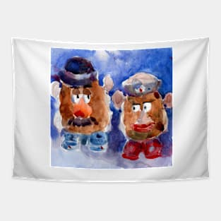 Mr.and Mrs Potatoe Head Tapestry