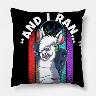 Llama with Headphones – And I Ran Pillow