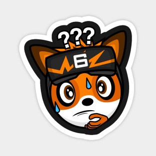 Confused Gamer Fox OpDaMyZr Magnet