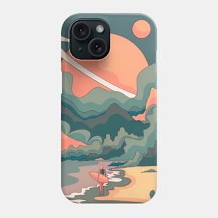 space beach Phone Case