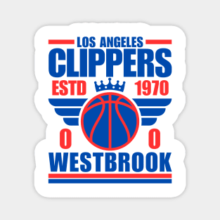 Los Angeles Clippers Westbrook 0 Basketball Retro Magnet