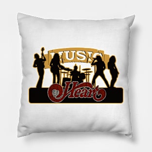 band heart 3 Pillow