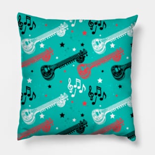 Music Pattern Pillow