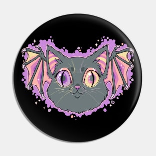 Cat Bat Pin