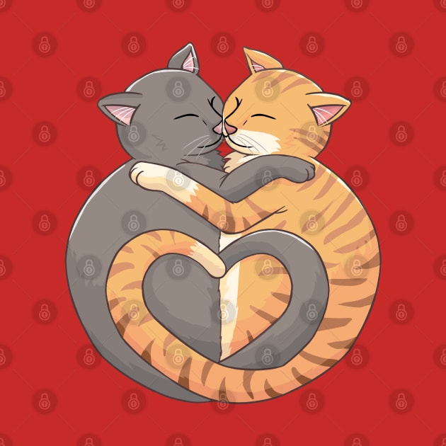 Cosy Kitties (Ginger & Grey) by EdgeKagami