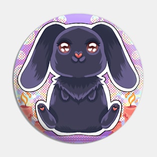 Bubble Bath bunny Pin