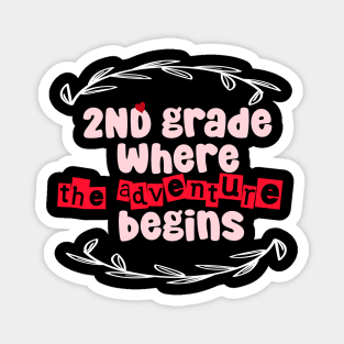 2nd Grade: Where the Adventure Begins Magnet