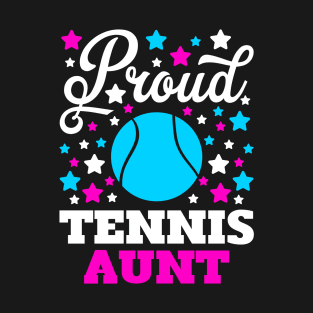 Proud Tennis Aunt T-Shirt