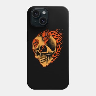 Skull fire Phone Case