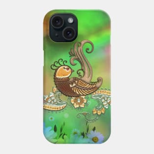 Elegant fantasy bird Phone Case