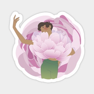 Peony Boi Magnet