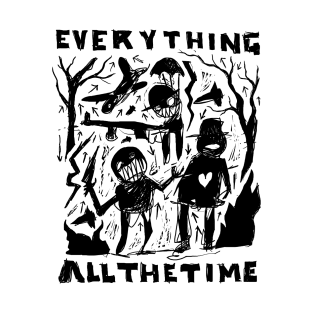 Everything All the Time - Idioteque illustrated lyrics T-Shirt