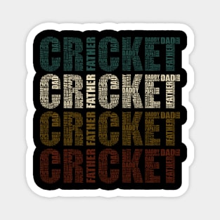 Cricket Dad - Funny Sports Lovers Gift For Papa Magnet