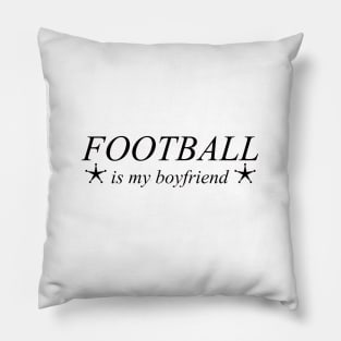 Funny Football Girlfriend Pillow