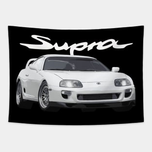 MK4 4 SUPRA 2JZ-GTE SUPER WHITE JDM Tapestry