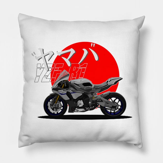 illustration of the YAMAHA R1 Pillow by move it