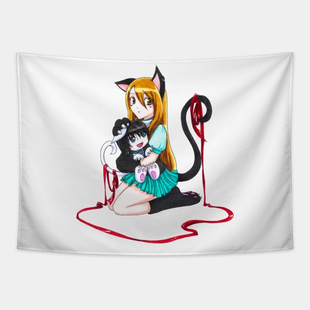 Neko Tapestry by KaylaNostrade