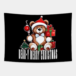 Bear-y Merry Christmas Tapestry