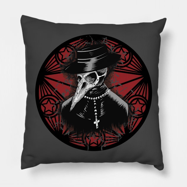 Plague Doctor Pillow by Elijah101