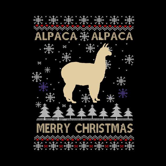 Christmas Alpaca Christmas llama by FancyVancy