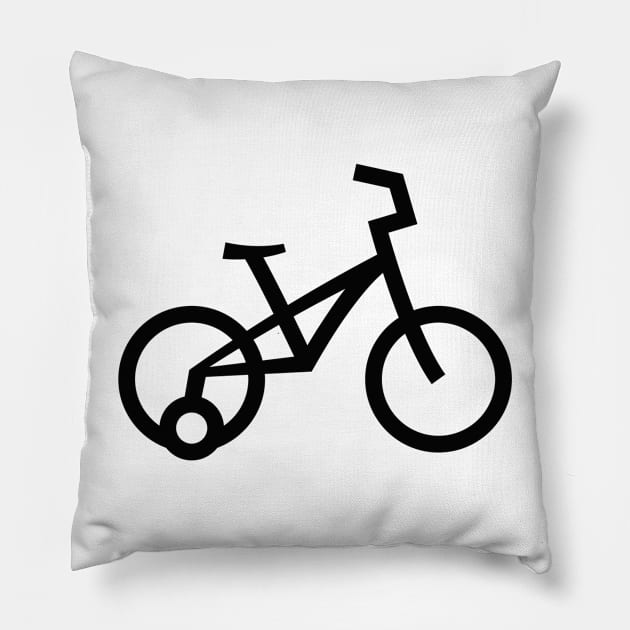 Children's Bike Pillow by Radradrad