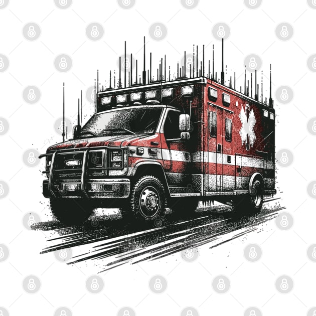 Ambulance by Vehicles-Art