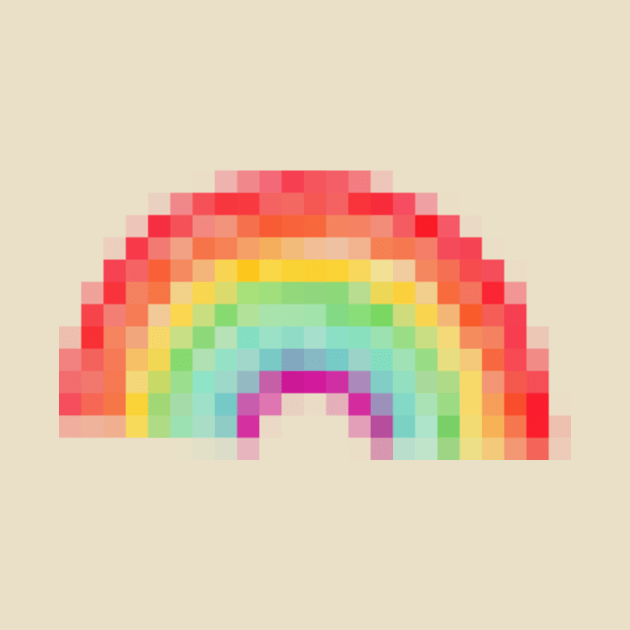 8 bit Rainbow by batwitharaygun