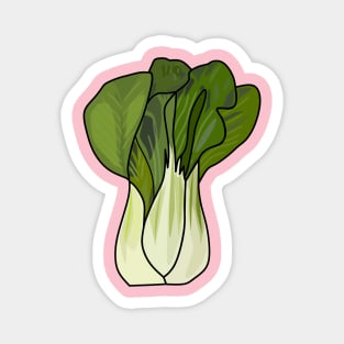 Bok choy cartoon illustration Magnet