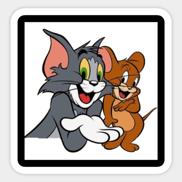 Tom Cat And Jerry Mouse Tom And Jerry Sticker Teepublic