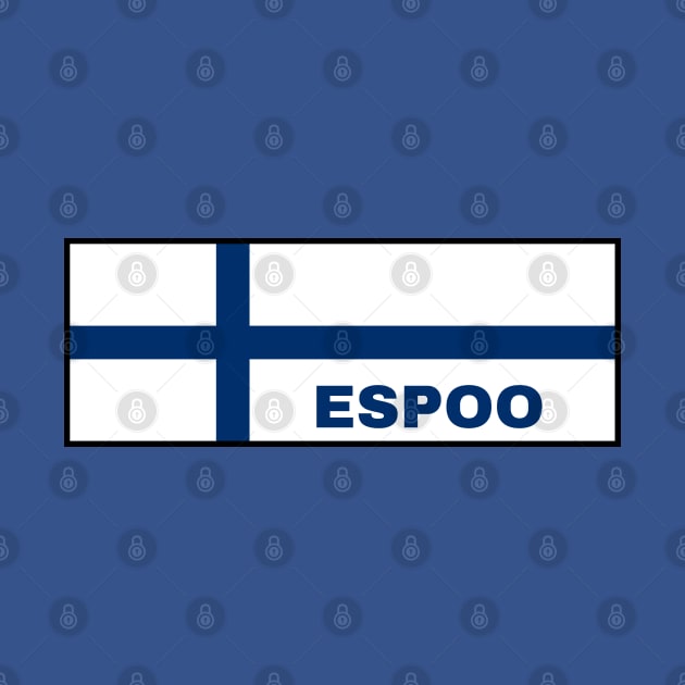 Espoo City in Finnish Flag by aybe7elf