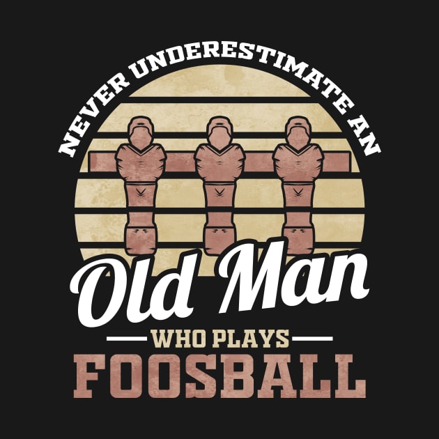 Foosball Old Man Foosball Player by ChrisselDesigns