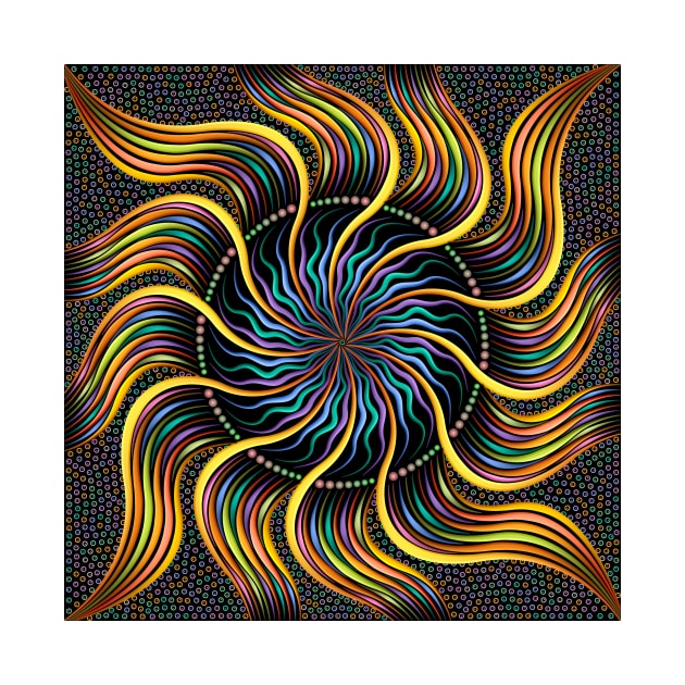 Sunshine Circle Dot Twist by becky-titus